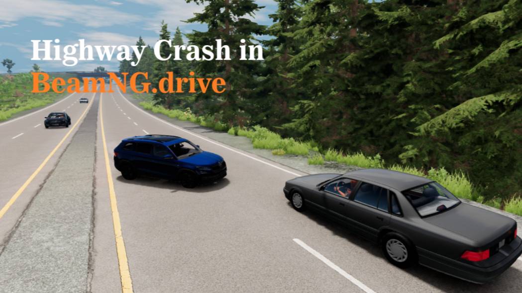 BeamNG.drive Highway Car Crashes #BeamNGdrive #beamngdrive