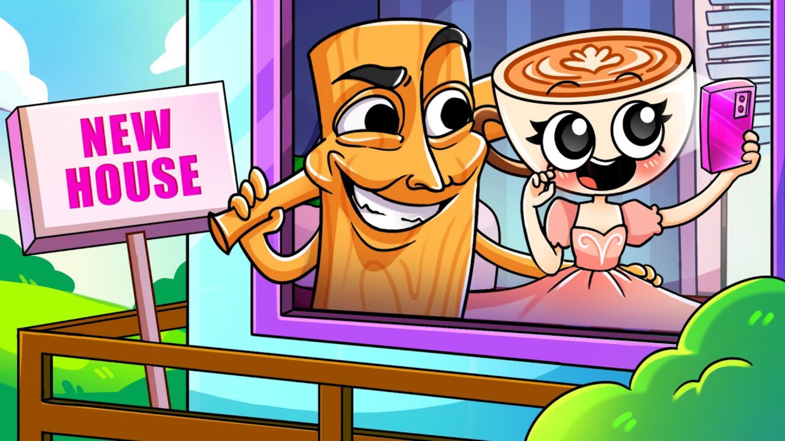 БАЛЕРИНА КАПУЧИНА покупает свой первый дом?! Итальянская анимация Brainrot