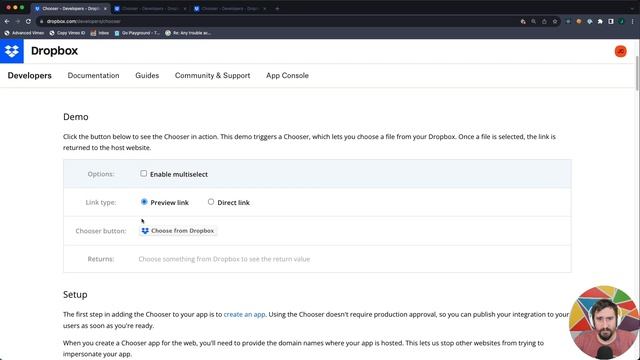 276 - Dropbox Chooser Overview смотреть онлайн