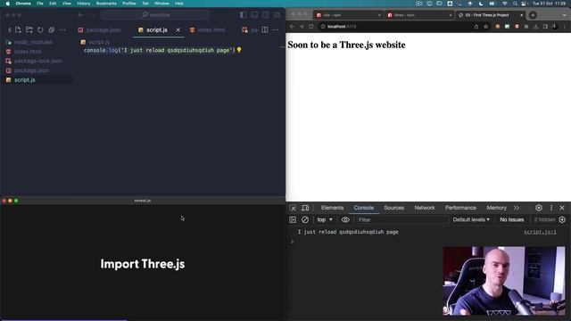 [Bruno Simong ] Three.js Journey 03 — First Three.js Project