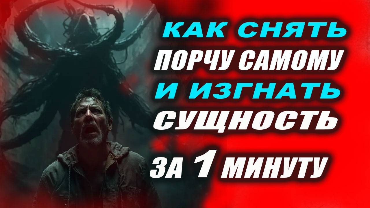 Сущности астрала. Как снять порчу самому за 1 минуту. Изгнать сущность. Подселенец. Эзотерика | Грин смотреть онлайн