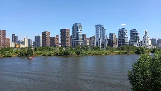 🔴Прогулка по аллее " Дорога Жизни " вдоль реки Москвы🌆🔥