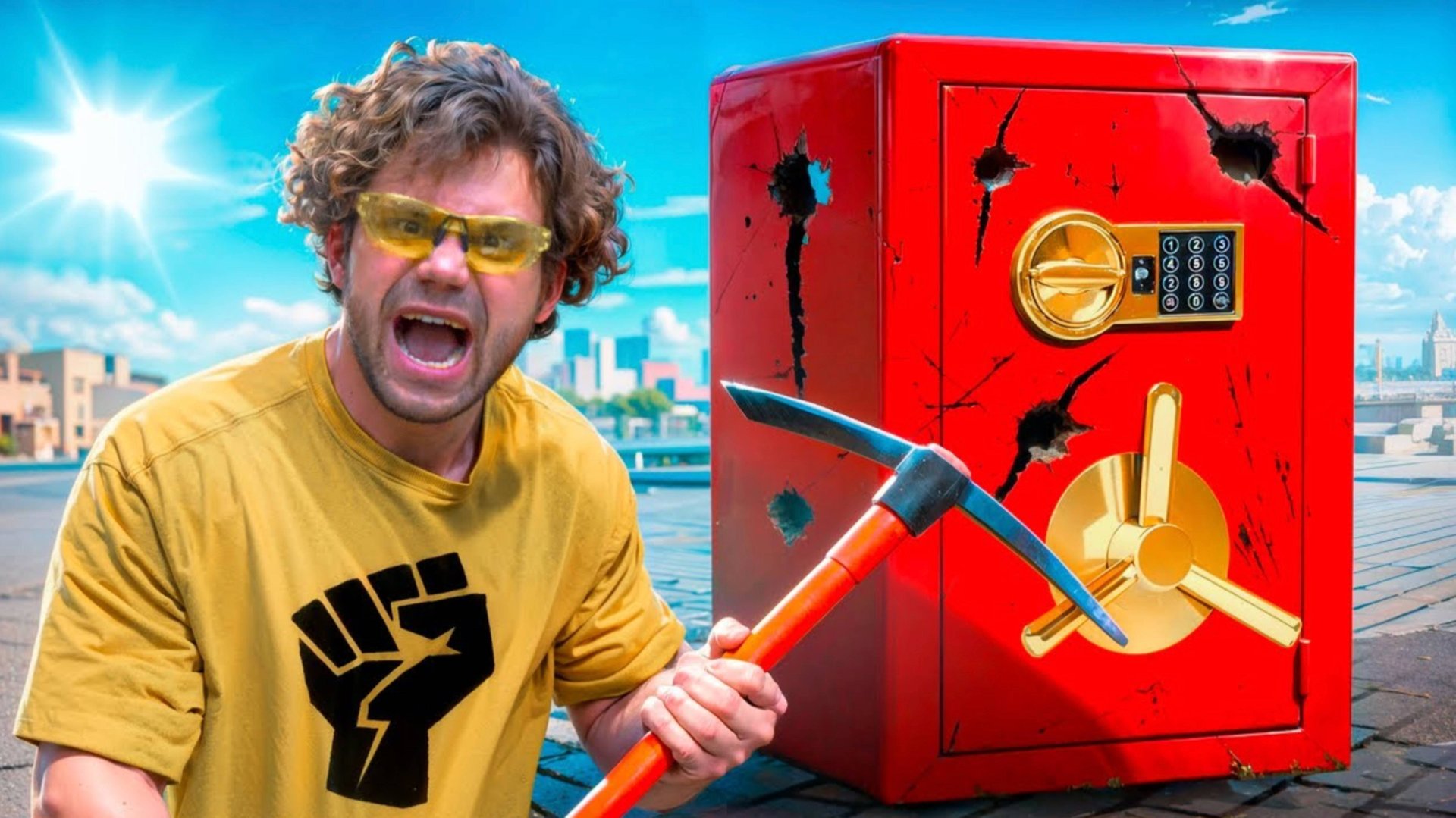 Самый Сильный Человек в Мире Vs НЕПРОБИВАЕМЫЙ СЕЙФ!