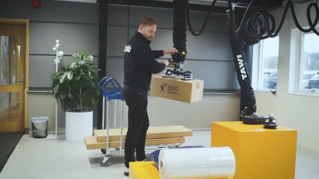 Вакуумный подъёмник TAWI AB ( Piab Group), смена присосов смотреть онлайн