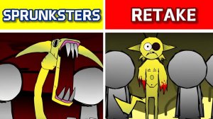 INCREDIBOX SPRUNKSTERS 🔄✨ | RETAKE vs NEW UPDATE! 💥 ЧТО ВЫБЕРЕШЬ? #сезонконтентаRUTUBE