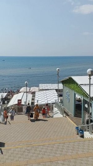 Пляж Высокий берег Анапа #анапа #море #пляж