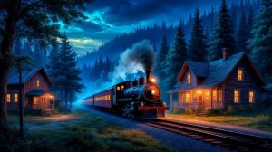 Стук колес поезда. Белый шум для сна. 3 часа 20 минут отдыха.