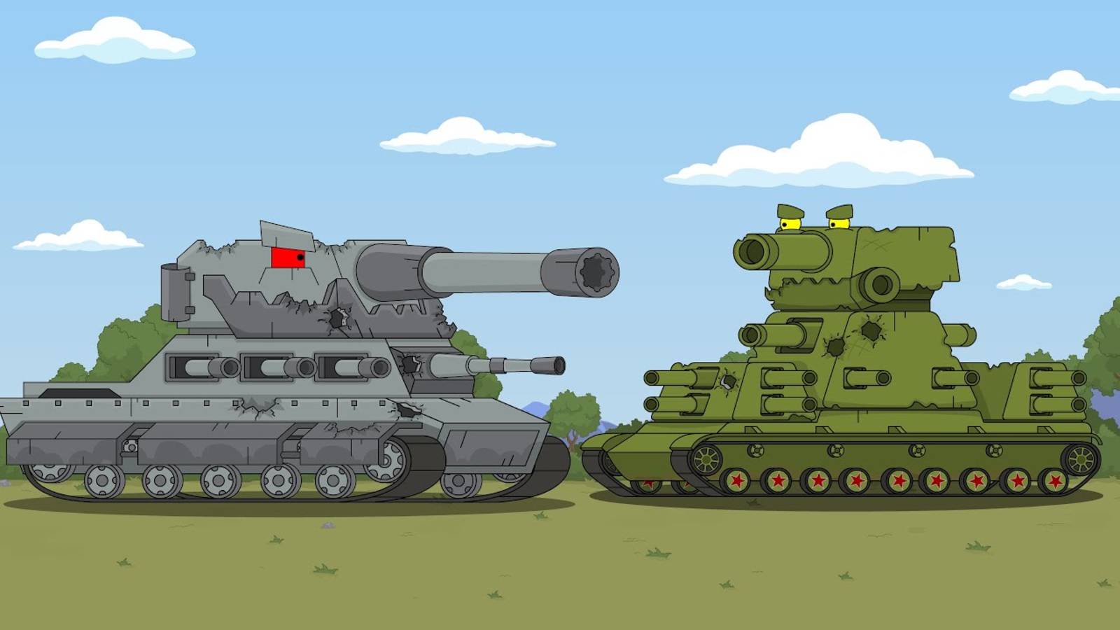 КВ-44 Должен остановить монстра Мультики про танки смотреть онлайн