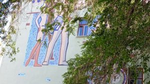 #сезонконтентaRUTUBE Утро. Сквер Три вяза и знаковая мозаика.