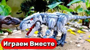 Игрушки мультики детям ! Играем в машинки и ДОНАЗВАТРА из ЛЕГО 🦖 Видео для детей