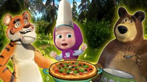 Маша и Медведь: Доставляем Пиццу Друзьям