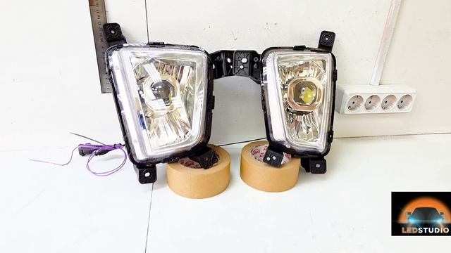 Hyundai Creta фары светодиодные противотуманные смотреть онлайн