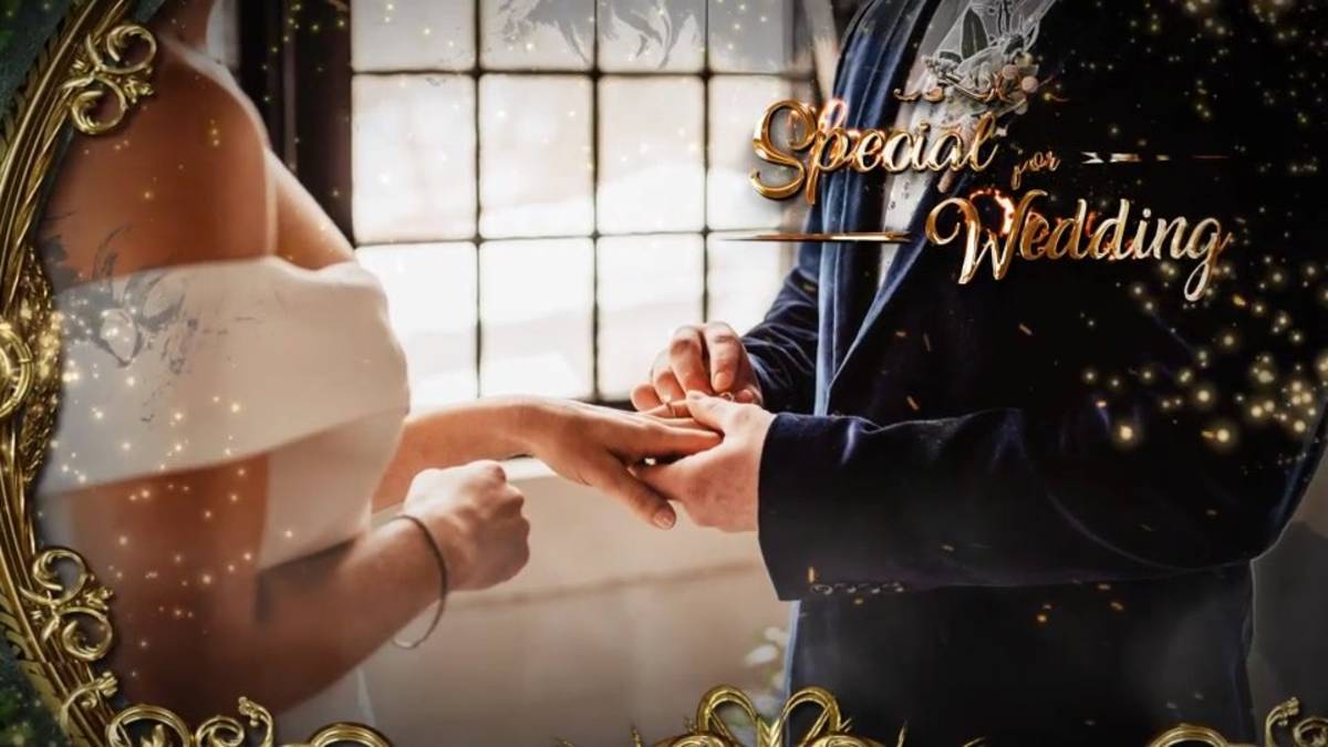 Слайд-шоу Свадебное Фентези Поздравление, видео из фото. Монтаж видео на заказ. Пример