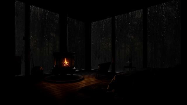 🌧️ Звуки дождя - Расслабляющие звуки дождя у окна. Уют и покой 💤
