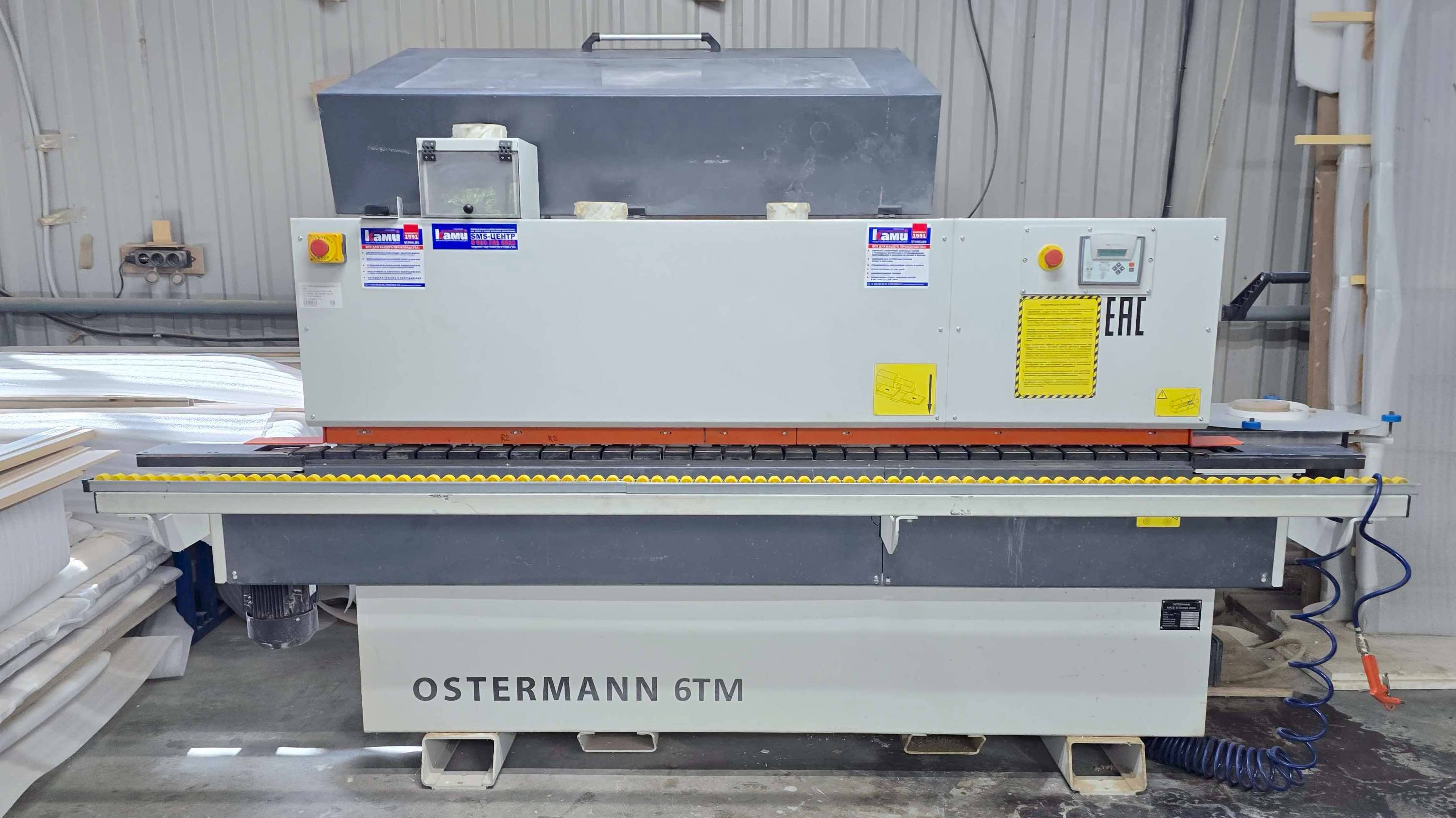 OSTERMANN 6TM, кромкооблицовочный станок 2018 г.в. смотреть онлайн