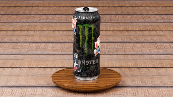 Soda Can "Monster Energy" (3D Product Animation | 3D Motion Design | Blender)