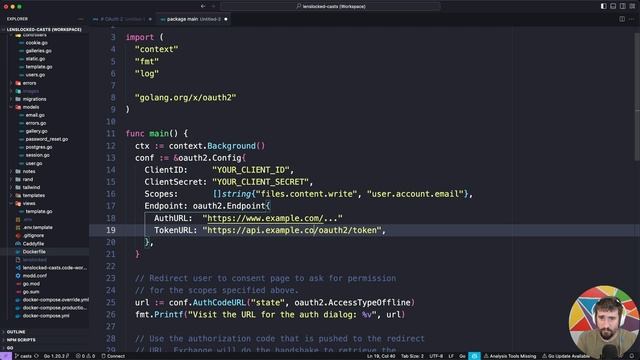 265 - OAuth Example Code смотреть онлайн