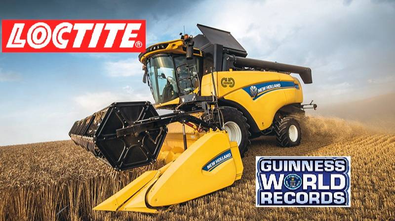 ЗЕРНОУБОРОЧНЫЙ КОМБАЙН NEW HOLLAND ПРОИЗВОДСТВО С LOCTITE 7063, 515, 270, 638, 542. смотреть онлайн
