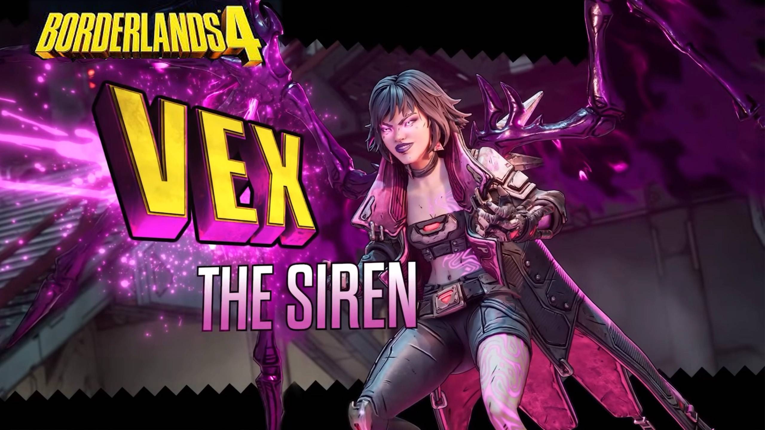 Borderlands 4 | Vex, the Dark Siren - История персонажа и геймплей за сирену. Ролик с переводом. смотреть онлайн
