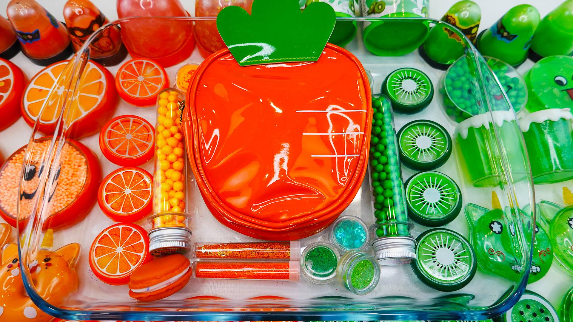 Оранжевый 🧡 или Зелёный 💚 — какой слайм круче? | Битва цветов! 🌈 | KittySlime