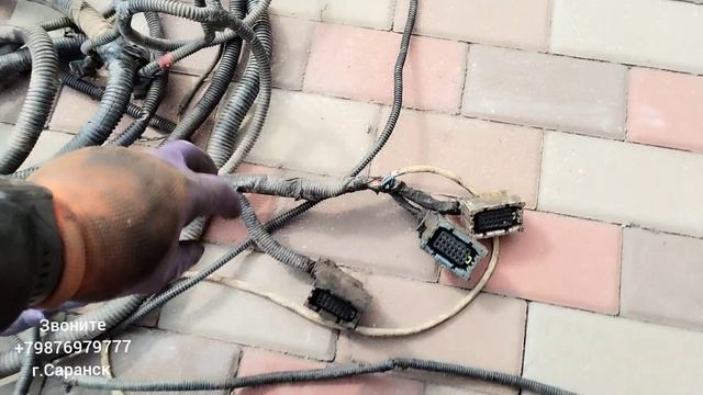 #КАМАЗ5490 ЗАМЕНА ЖГУТОВ ЭЛЕКТРОПРОВОДКИ