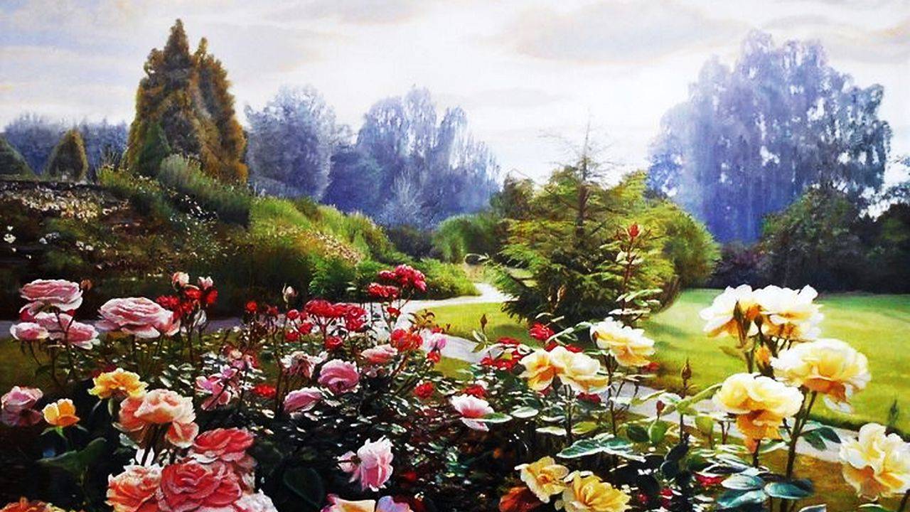 Пионовое царство художника Збигнева Копаня смотреть онлайн