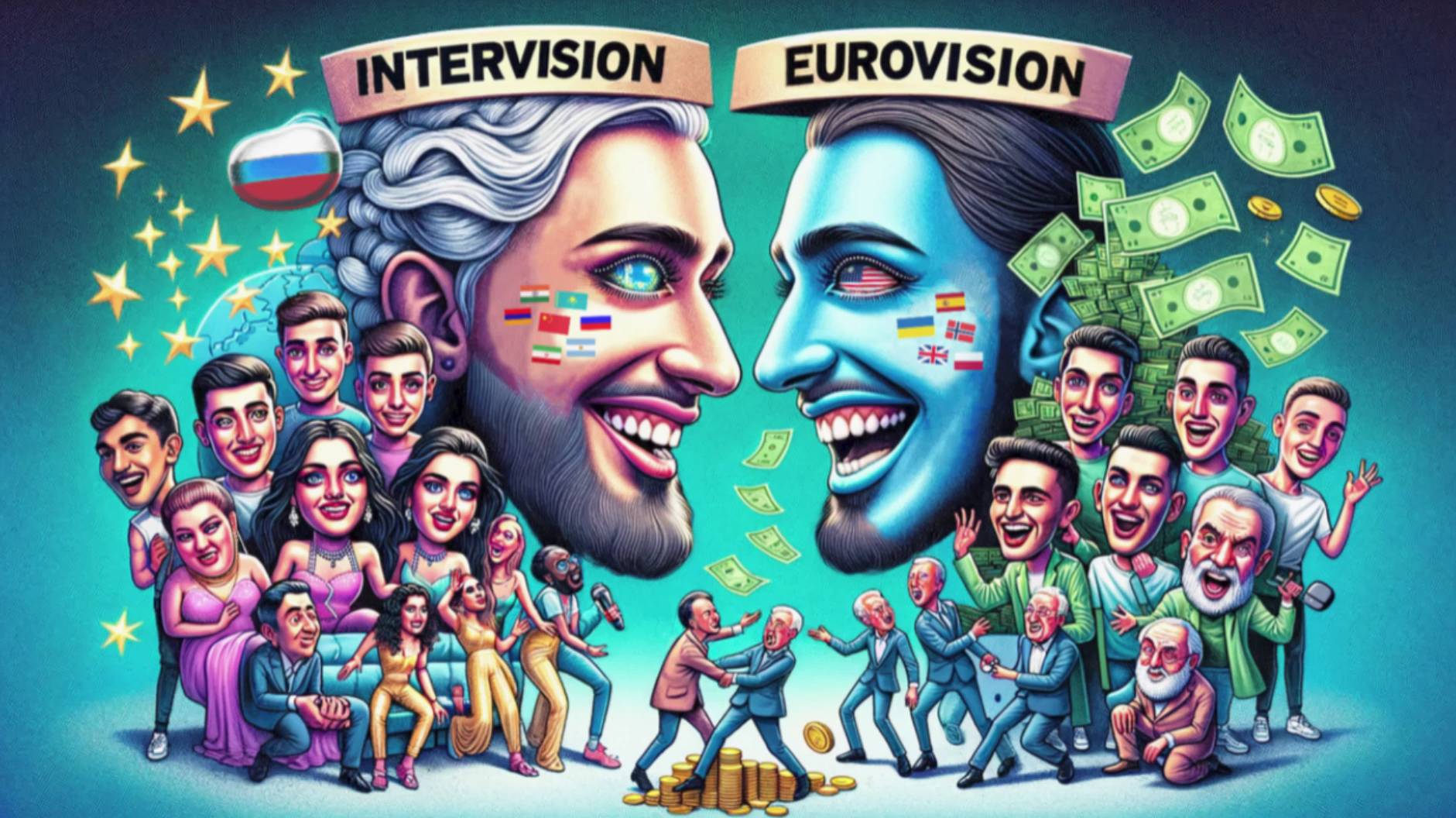 Сюжет о стартующем в Москве Интервидении. Полный обзор.