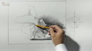 Игорь Сушенок. Урок 4. Рисуем мятый лист бумаги. 2024г.