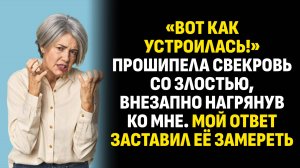 Жизненные истории. «Вот как устроилась!» — прошипела свекровь со злостью. Слушать аудиорассказ