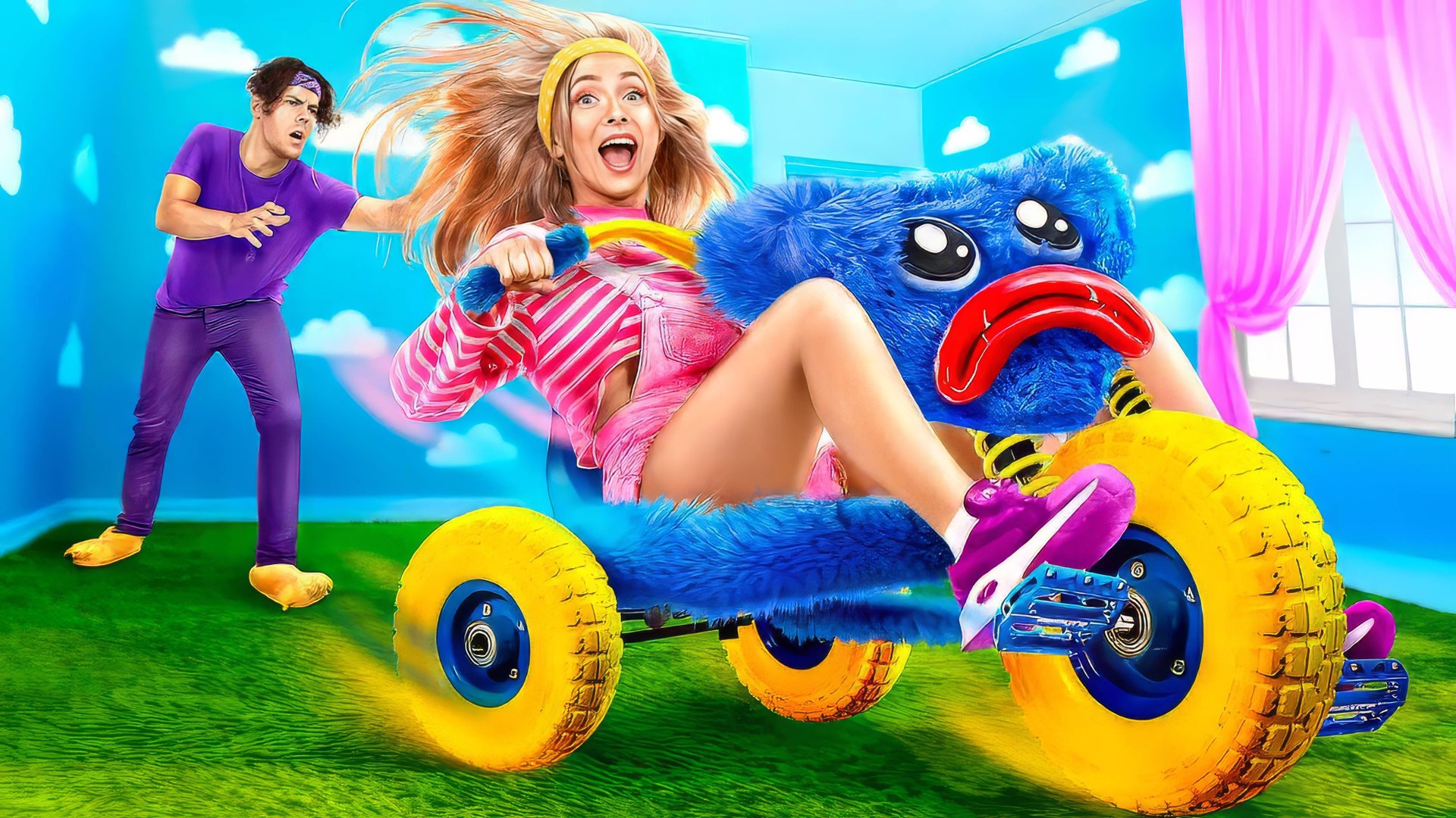 Хаги Ваги ожил! Строим секретную комнату с Хаги Ваги! смотреть онлайн