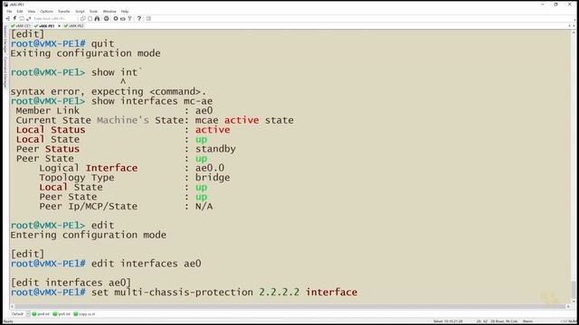 09. Configure Active-Active MC-LAG смотреть онлайн