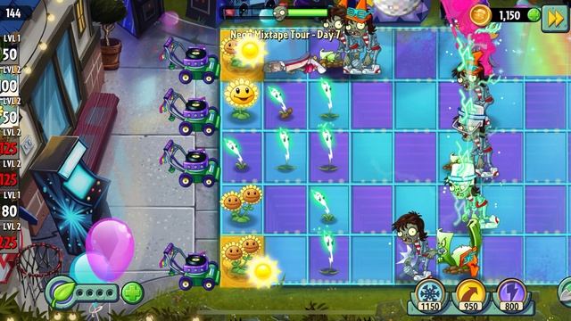 Растения против зомби, дискотека день 7 смотреть онлайн