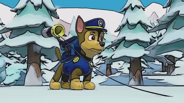 Щенячий патруль. Снежный клип. песенка для детей смотреть онлайн