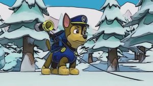 Щенячий патруль. Снежный клип. песенка для детей