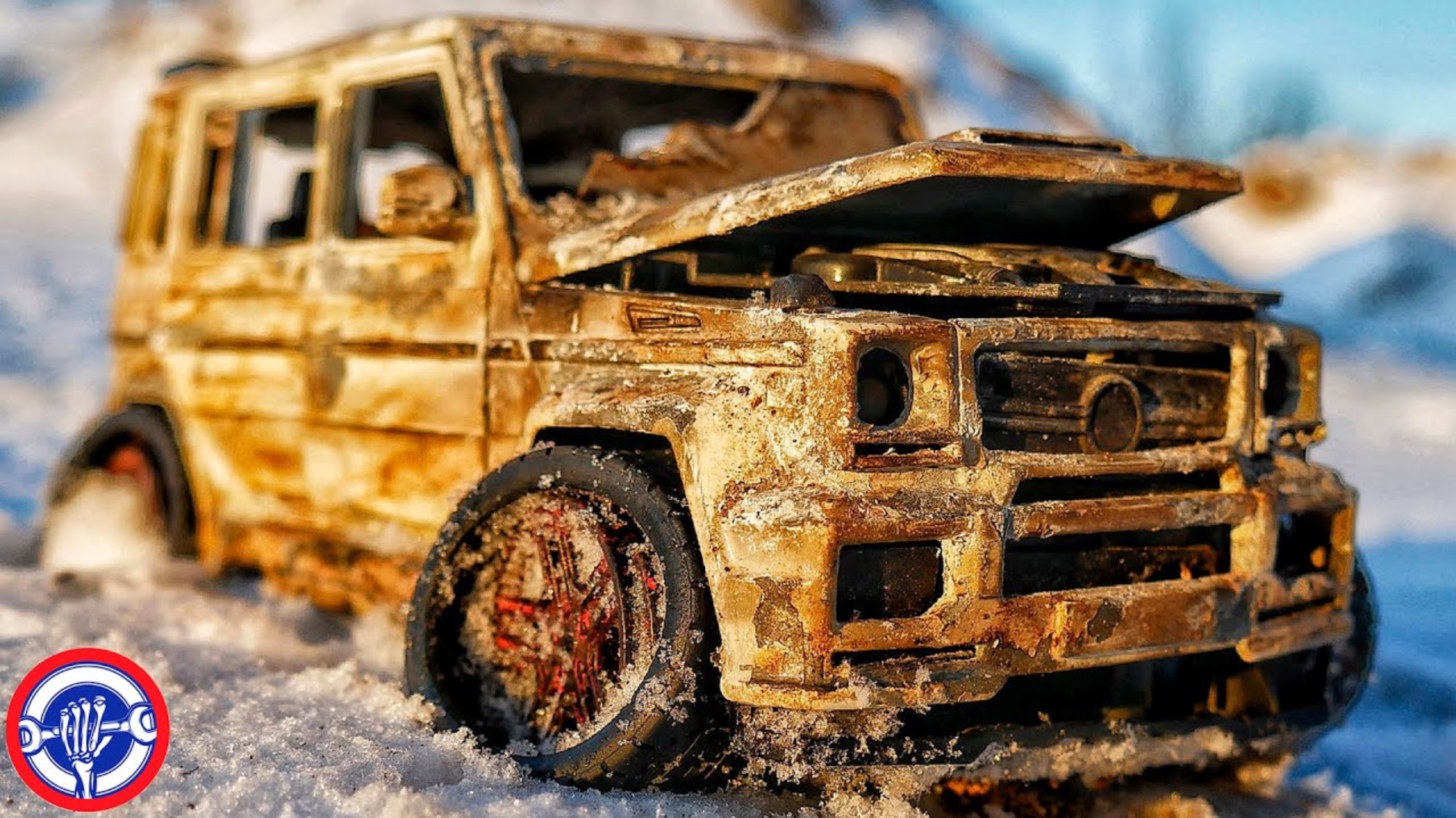 ВОССТАНОВЛЕНИЕ СЛОМАННОГО Mercedes Benz BRABUS AMG Gelandewagen