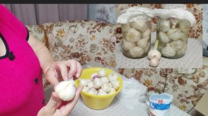 Будем готовить МОЧЁНЫЙ чеснок 🧄😋//