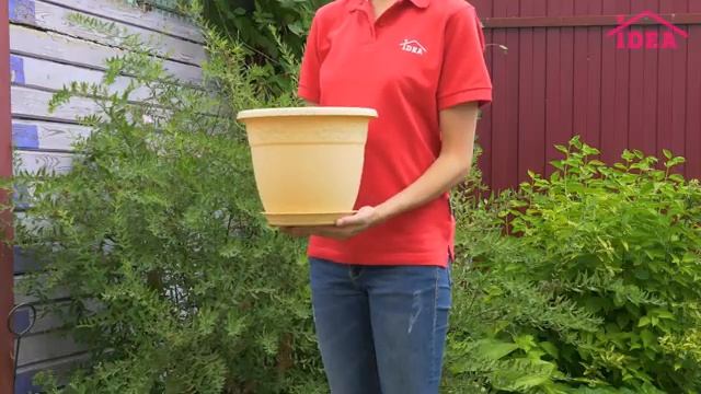 Кашпо РЯБИНА с поддоном IDEA смотреть онлайн