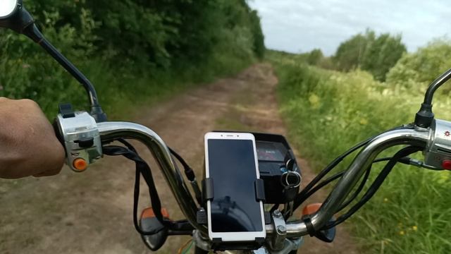 Покатушки с мопедом бездорожье. Июльский лето 2025 год