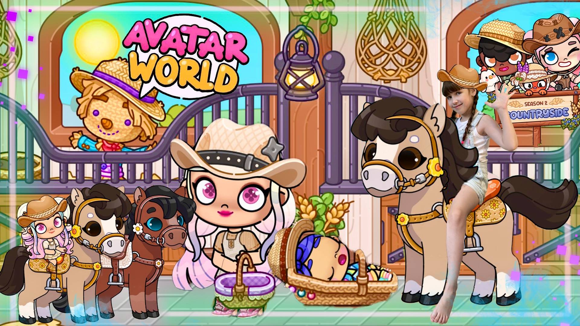 Новый МИР Ферма и Конюшня в Avatar World. НОВЫЕ Секретики и Паки #avatarworld #аватарворлд #конюшня смотреть онлайн