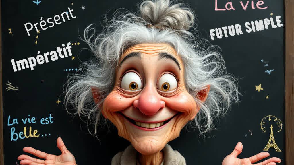 Будущее, Настоящее время и Повелительное наклонение во французском языке смотреть онлайн