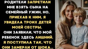 ИСТОРИИ ИЗ ЖИЗНИ: РОДИТЕЛИ ЗАПРЕТИЛИ МНЕ ВЗЯТЬ СЫНА НА СЕМЕЙНЫЙ ПРАЗДНИК. ПРИЕХАВ К НИМ, Я ЗАМЕРЛА
