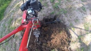 Мотоблок  Krotof TLR 1160 на фрезах "гусиные лапки"