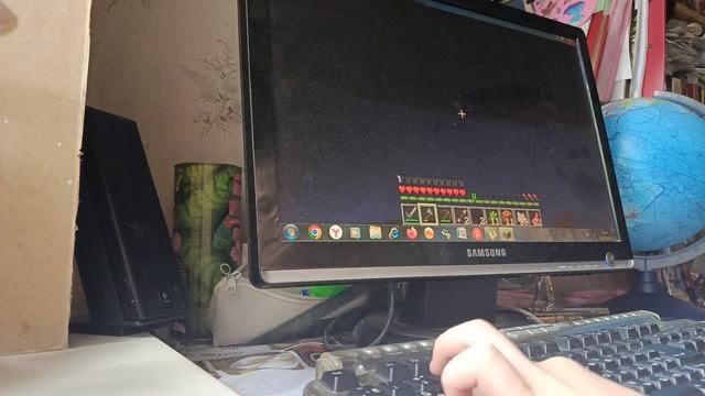 играем в Майнкрафт выживание Димы 3 часть отправляемся в ад торговля с пингилинамии