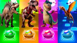 Динозавры 141 серия - Мультики про Динозавров | МУЛЬТФИЛЬМЫ ДИНОЗАВРЫ в Tiles Hop