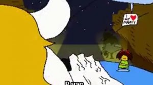 asgore running over dess ( на русском)