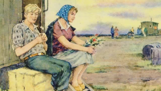 Всё стало вокруг голубым и зелёным смотреть онлайн