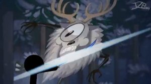 Stickman vs Deerclops - Terraria (Animation)