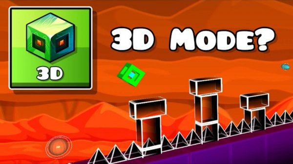 3D Mode, Geometry Dash 2.2
3D-режим, Geometry Dash 2.2