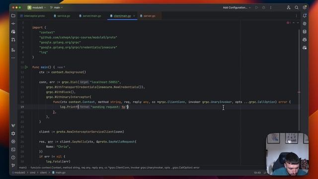 20. Interceptors - Introduction, Client Interceptors, Server Interceptors