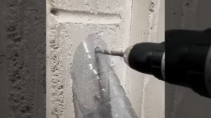 Лайфхак для ремонта. Как сделать так, чтобы при сверлении не было много пыли